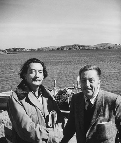 Dalí Boating with Walt Disney