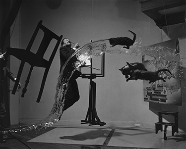 Dalí Atomicus, photo by Philippe Halsman (1948)