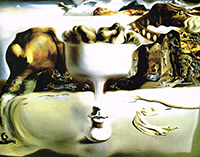 'Apparition of Face and Fruit Dish on a Beach,' 1938