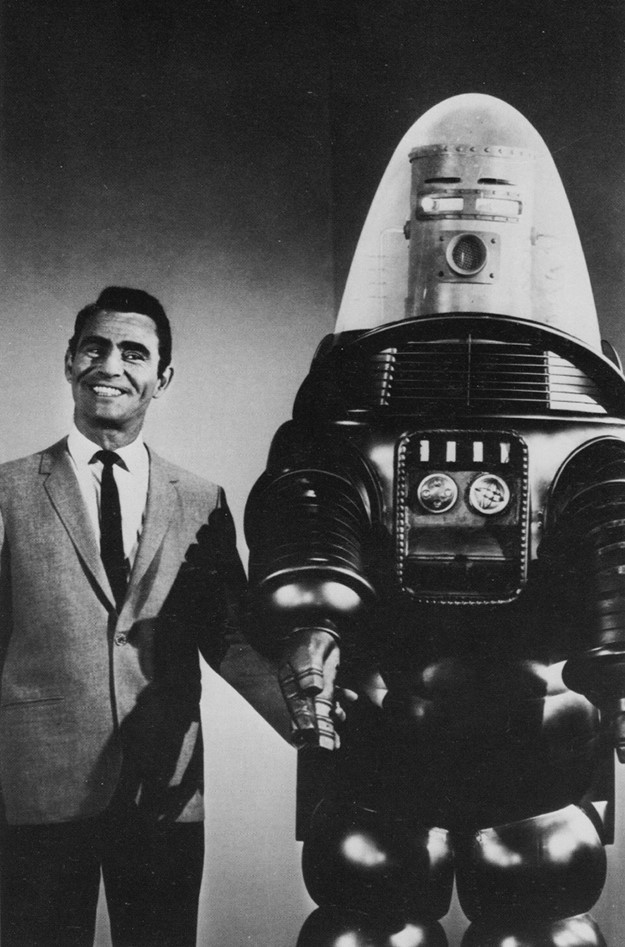 Rod Serling Welcomes Robbie the Robot to The Twilight Zone