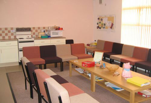 The staff room is empty....